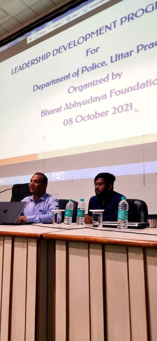 Facilitators at the Leadership Development Program for Uttar Pradesh Police